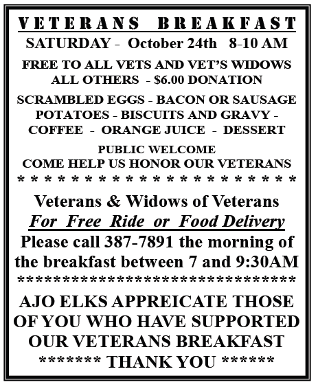 veterans breakfast